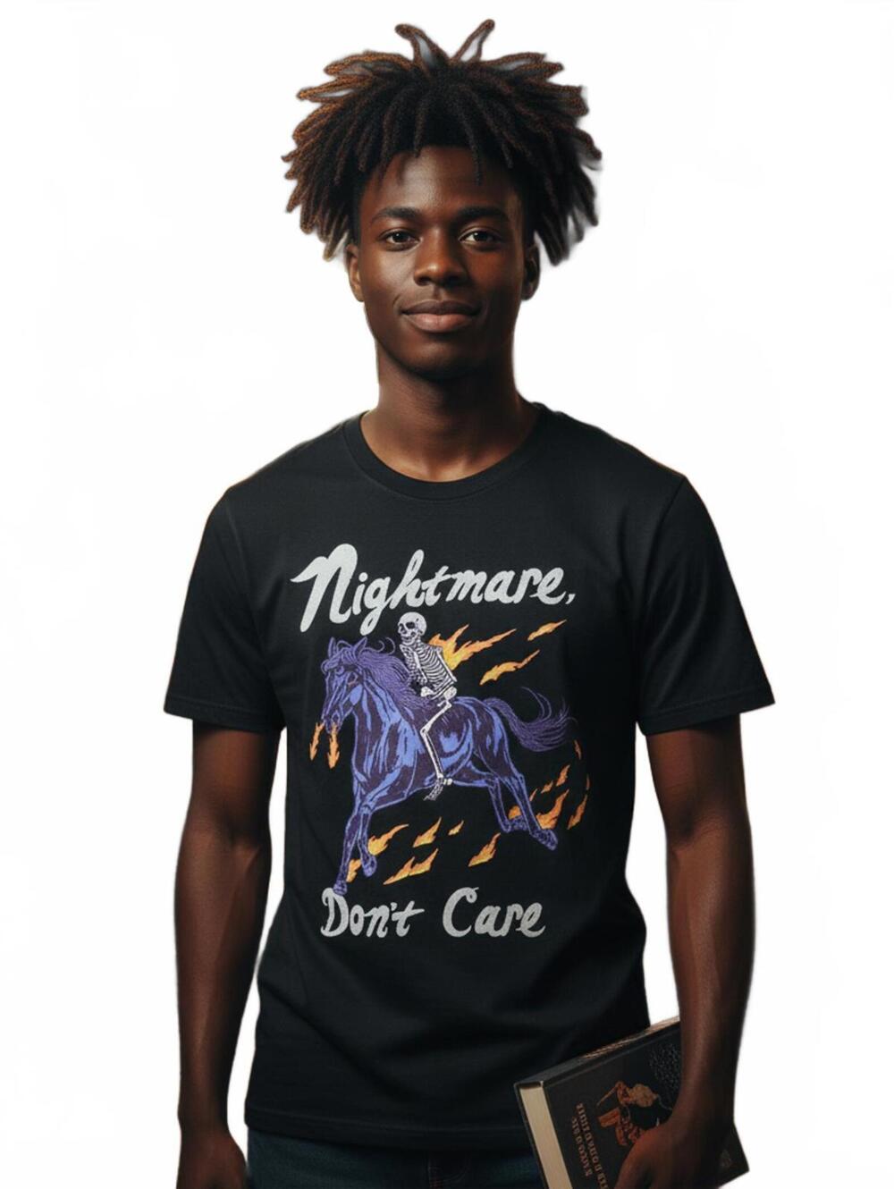 T-Shirt / Threadless 'Nightmare, Don't Care'  / Small